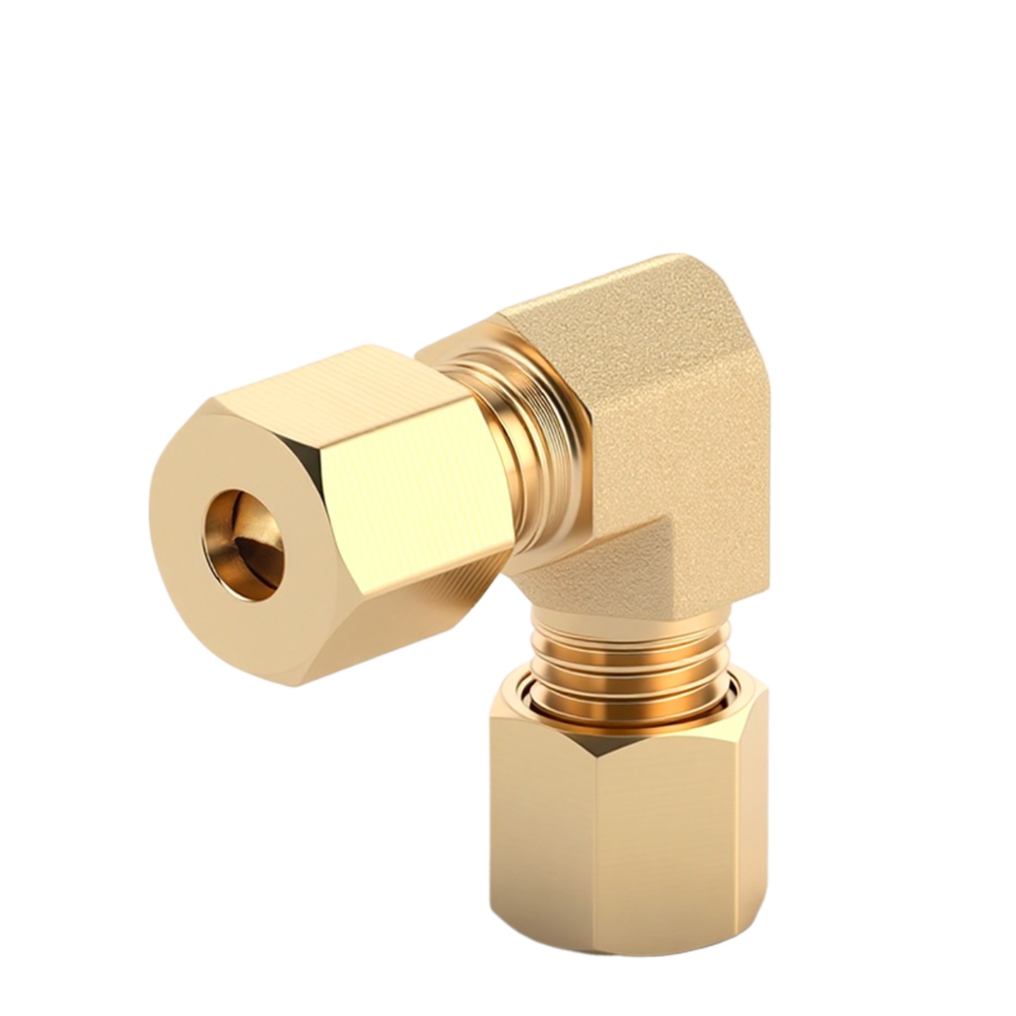 Compression Fitting Brass - 3 4 5 mm 1/4