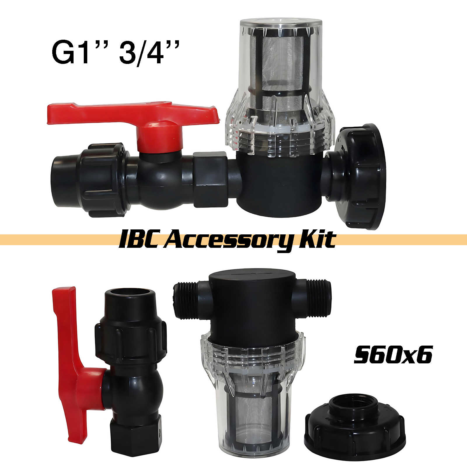 3Pcs Kit IBC water tank filter - Float Ball Valve review and price