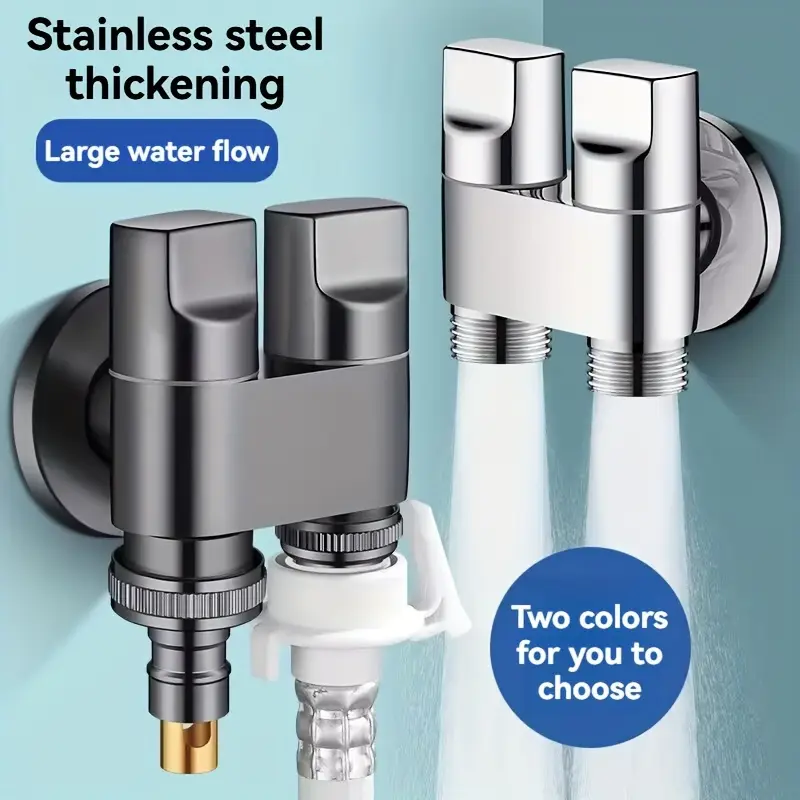 Stainless steel double outlet  - Toilet Fill Valve review and price
