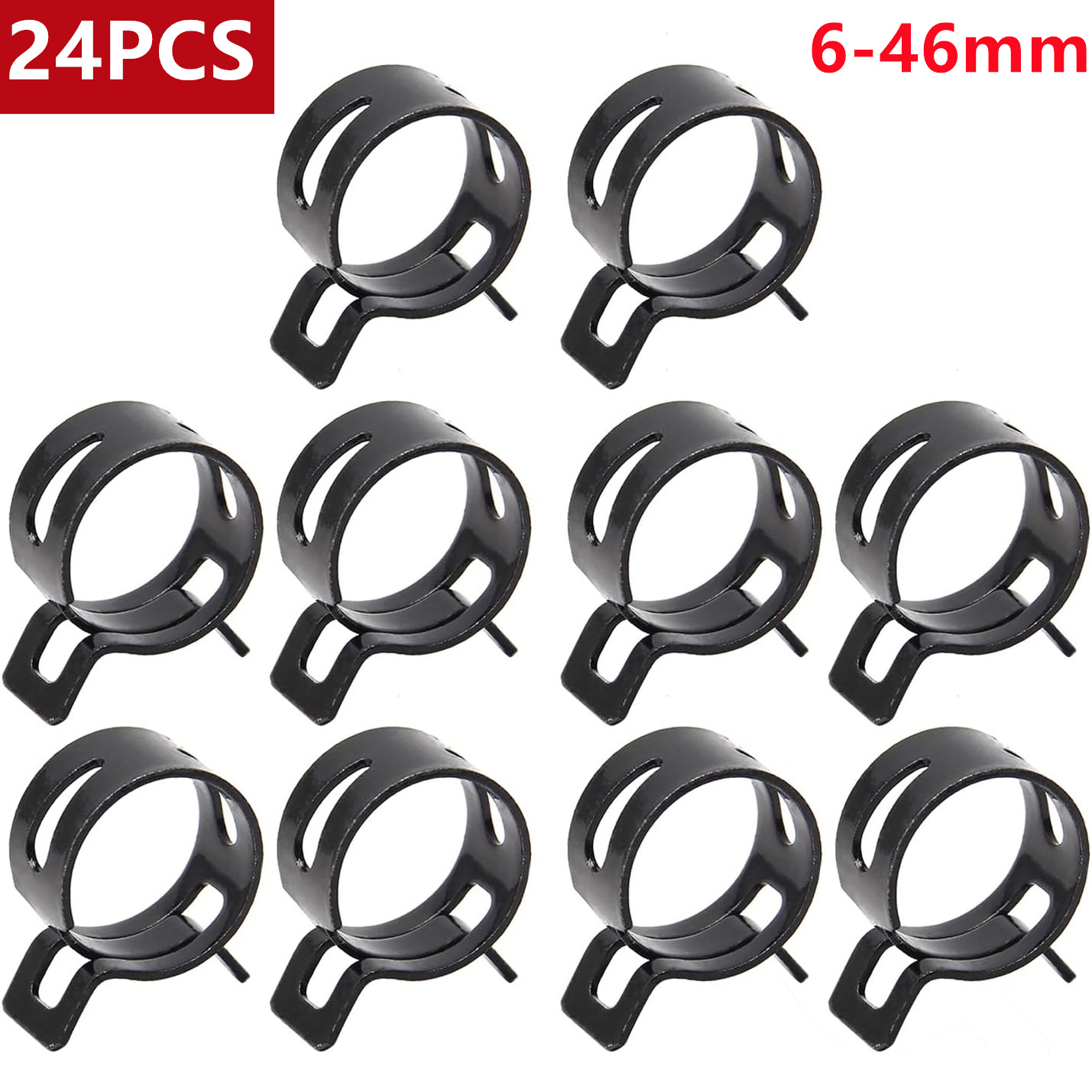 24pcs Hose Spring Clamp Clips  - Drain Pipe Clip review and price