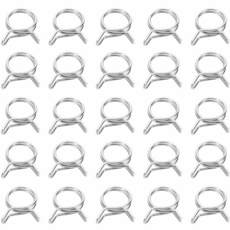 31Pcs 6mm Double Wire Clips, S - Drain Pipe Clip review and price