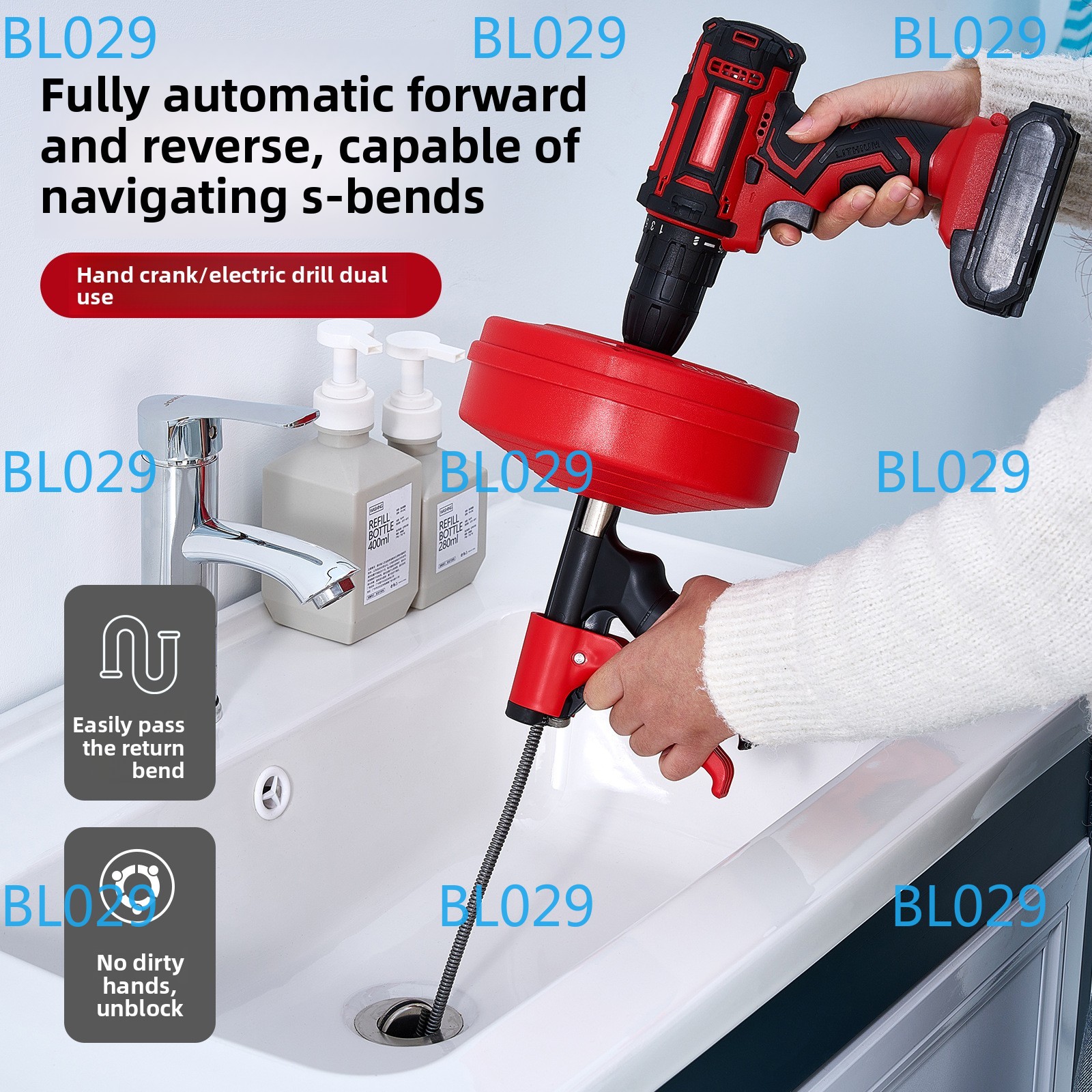 Professional Drain Snake Auger - Drain Snake Flexible review and price