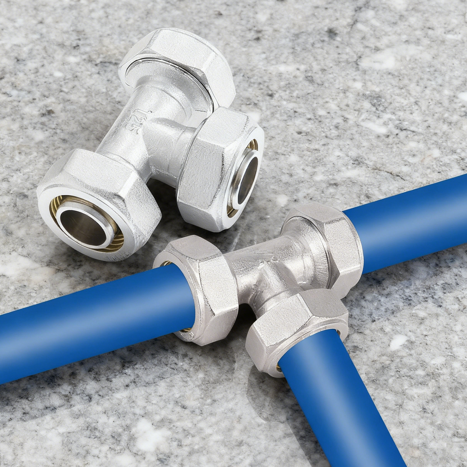 2Pcs 3/4’’ Tee Air Line Fittin - Compression Fitting Brass review and price