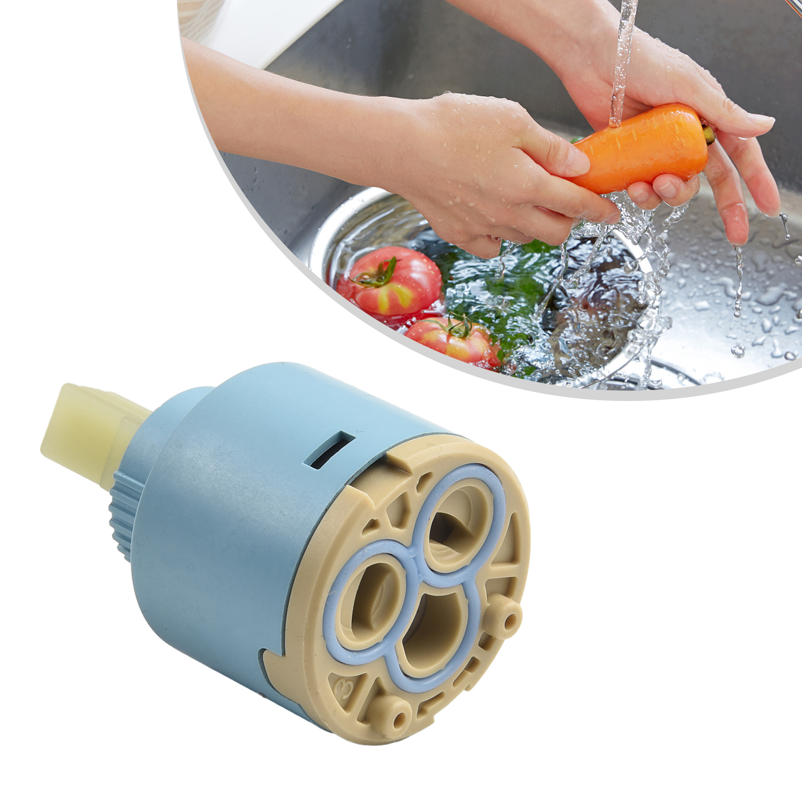 1pc Ceramic Cartridge 35mm/40m - Basin Mixer Cartridge review and price