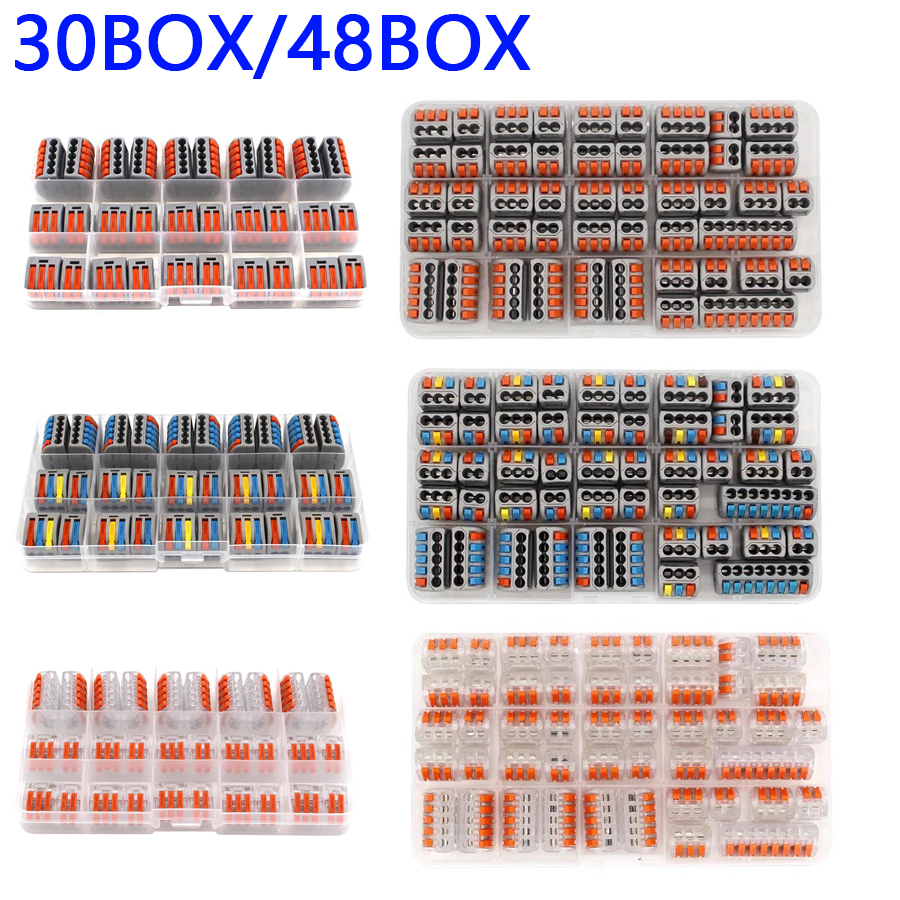 30/48 Pcs Fast Wiring Connecto - Push Fit Connector review and price