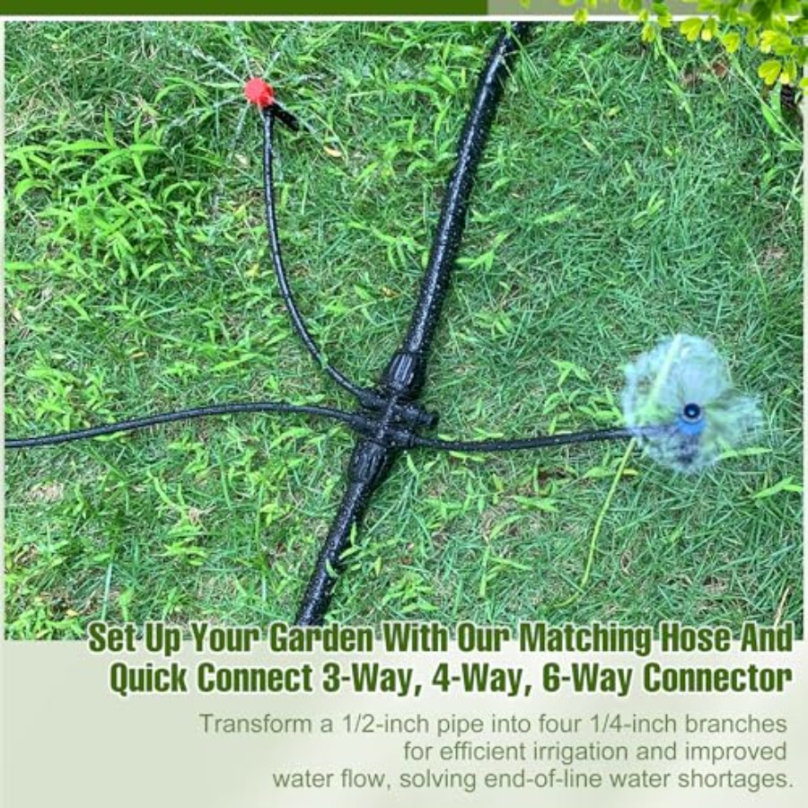 100FT 1/2 Inch Drip Irrigation - Push Fit Connector review and price